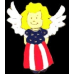 UNITED STATES USA ANGEL PIN